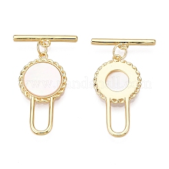 Brass Toggle Clasps&nbsp;KK-N254-161G