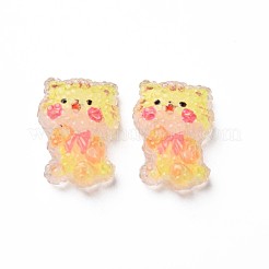 Transparent Epoxy Resin Cabochons&nbsp;CRES-S365-37