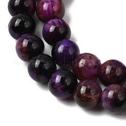 Grade AB Natural Tiger Eye Beads Strands&nbsp;G-B133-A02-6MM-04