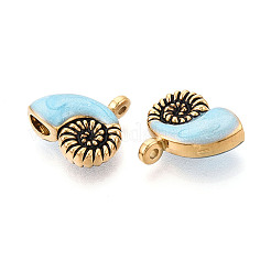 304 Stainless Steel Enamel Pendants&nbsp;STAS-N124-32B-G