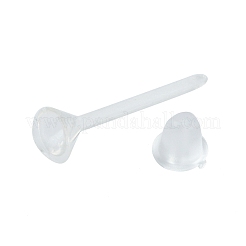 500Pcs Plastic Stud Earring Settings for Rhinestone&nbsp;KY-FS0001-06