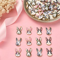 40Pcs 4 Styles Alloy Enamel Pendants&nbsp;ENAM-CJ0004-05
