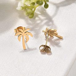304 Stainless Steel Stud Earrings&nbsp;EJEW-I317-02G