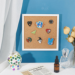 Wall Mounted Brooch Jewelry Display Cork Tray&nbsp;AJEW-WH0016-26E