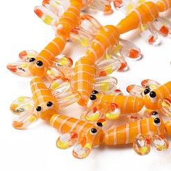 Autumn Theme Handmade Lampwork Beads Strands&nbsp;LAMP-T017-10
