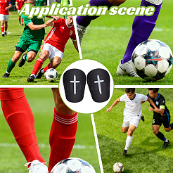 2 Pairs Plastic Shin Guard&nbsp;AJEW-CN0007-05A
