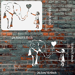 Plastic Drawing Painting Stencils Templates&nbsp;DIY-WH0396-204