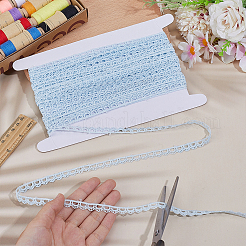 15 Yards Polyester Lace Trims&nbsp;SRIB-MA0001-09A