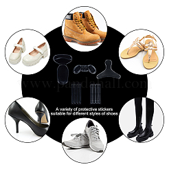 AHADEMAKER 6 Pairs Silicone Heel Grips&nbsp;AJEW-GA0005-26
