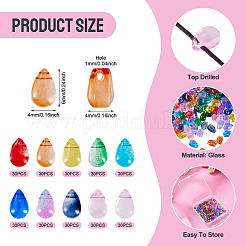 300Pcs 10 Colors Glass Beads&nbsp;GLAA-TA0003-69