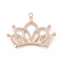 Crown Golden Plated Alloy Rhinestone Big Pendants&nbsp;RB-J548-01G-A
