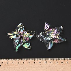 UV Plating Acrylic Beads Caps&nbsp;TACR-S161-08