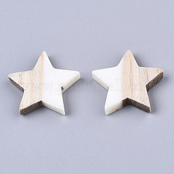 Resin & Wood Cabochons&nbsp;LS-RESI-R425-02I