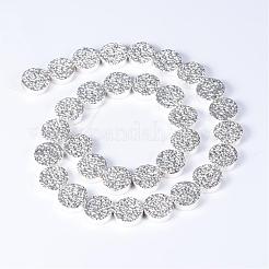 Electroplate Non-magnetic Synthetic Hematite Bead Strands&nbsp;G-Q465-08S