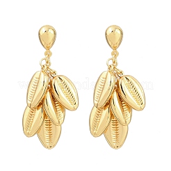 304 Stainless Steel Dangle Stud Earrings&nbsp;EJEW-P325-05E-G