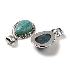 Natural Mixed Stone Pendants&nbsp;G-M405-05P-M