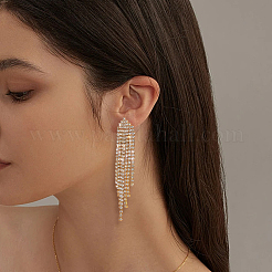 2 Pairs 2 Colors Crystal Rhinestone Stud Earrings&nbsp;EJEW-GO0002-14