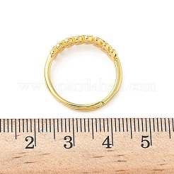 Brass Micro Pave Cubic Zirconia Finger Rings&nbsp;RJEW-H258-18G