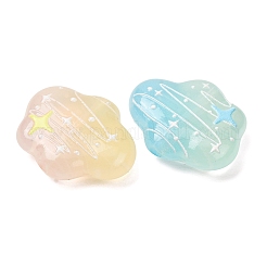Printed Transparent Acrylic Beads&nbsp;AC-CBAC4EE-07