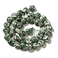Natural Green Spot Jasper Beads Strands&nbsp;X-G-R190-10mm-68