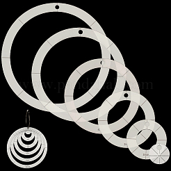 7Pcs 7 Styles Acrylic Quilting Template&nbsp;DIY-CY0003-34