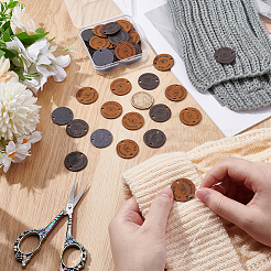 60Pcs 2 Styles Imitation Leather Label Tags&nbsp;FIND-UN0007-62B