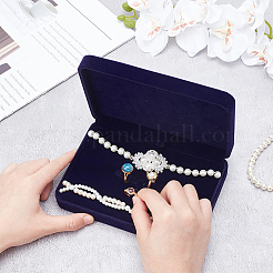 Velvet Jewelry Set Storage Gift Box&nbsp;CON-WH0104-10A