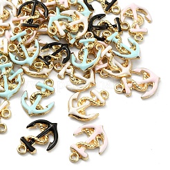 40Pcs 4 Colors Enamel Pendants&nbsp;ENAM-CJ0002-31