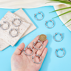 10Pcs U Shape Zinc Alloy Bikini Clips Buckles&nbsp;FIND-FH0017-06A-P
