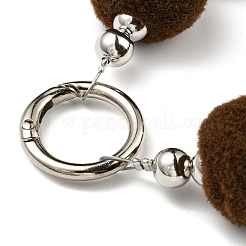 Phone Lanyard Universal Plush Ball Wrist Lanyard&nbsp;LS-HJEW-Q011-01B-P