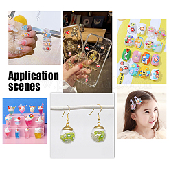 Handmade Porcelain Cabochons&nbsp;CLAY-NB0001-32
