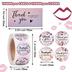 1 Roll Rainbow Laser Laser Thank You Sticker&nbsp;DIY-SZ0007-84