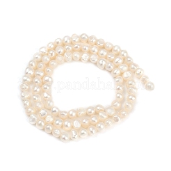 Natural Cultured Freshwater Pearl Beads Strands&nbsp;PEAR-P064-19D-08E