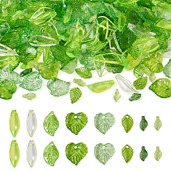 320Pcs 8 Style Transparent Acrylic Pendants&nbsp;TACR-TA0001-18