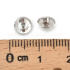 Faceted Transparent Glass Beads&nbsp;GLAA-P075-01D-01