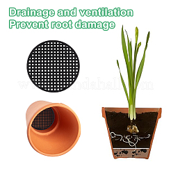 180Pcs 3 Styles Plastic Planter Flower Pot Hole Mesh Pad&nbsp;FIND-GO0002-79