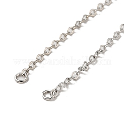 Rack Plating Brass Cable Chain Link Bracelet Making&nbsp;KK-TAC0016-05P
