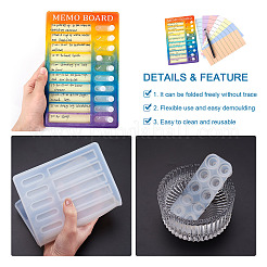 DIY Notebook & Pen Silicone Molds&nbsp;DIY-FW0001-07