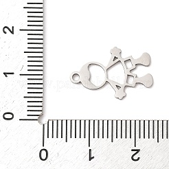 201 Stainless Steel Pendants&nbsp;STAS-Q341-07P