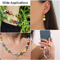 14Pcs 14 Colors Handmade Lampwork Beads&nbsp;LAMP-CJ0002-86