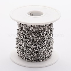 Tarnish Resistant 304 Stainless Steel Cable Chains&nbsp;CHS-K003-01P-0.5MM