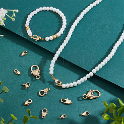 13Pcs 13 Styles Rack Plating Brass Lobster Claw Clasps&nbsp;KK-PH0006-83