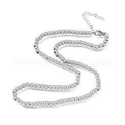 4MM Round 304 Stainless Steel Beaded Necklaces for Man and Women&nbsp;SA-CBAB767-16P