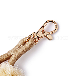 Handmade Tassel Keychain&nbsp;HJEW-TZ0001-B01