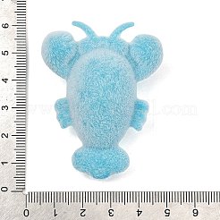 Animal Theme Flocking Silicone Pendants&nbsp;SIL-C012-01B-02