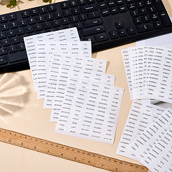 PVC Waterproof Home Electrical Switch & Outlet Label Stickers&nbsp;PVC-WH0017-016