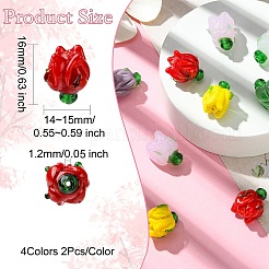 Handmade Lampwork Beads&nbsp;LAMP-CJ0002-04