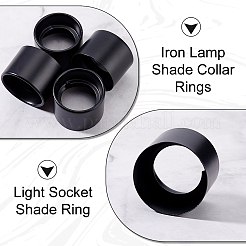 Iron Lamp Shade Collar Rings&nbsp;IFIN-WH0071-38