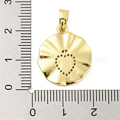 Rack Plating Brass and Cubic Zirconia Pendant&nbsp;KK-Q787-02G