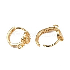 Brass Hoop Earring Findings&nbsp;KK-P310-29G